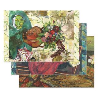 FRENCH COLORFUL STILL LIFE PAINTINGS DECOUPAGE  SHEETS