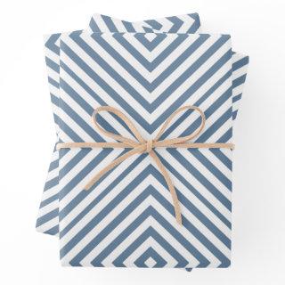 French Grey Diamond Chevron  Sheets