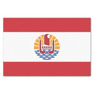 French Polynesia Flag Tissue Paper