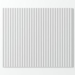 French Ticking Stripe Grey White 2 Gift