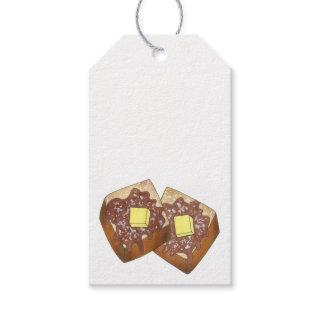 French Toast Butter and Syrup Diner Breakfast Food Gift Tags