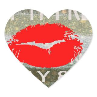 Fresh Lips, Uplifting Vibes: 'Keep It Fresh & Nice Heart Sticker