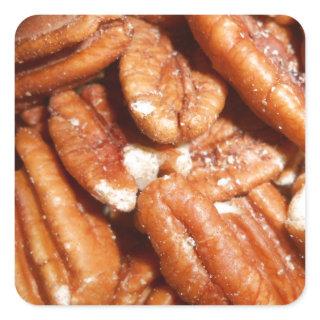 Fresh Pecans Square Sticker