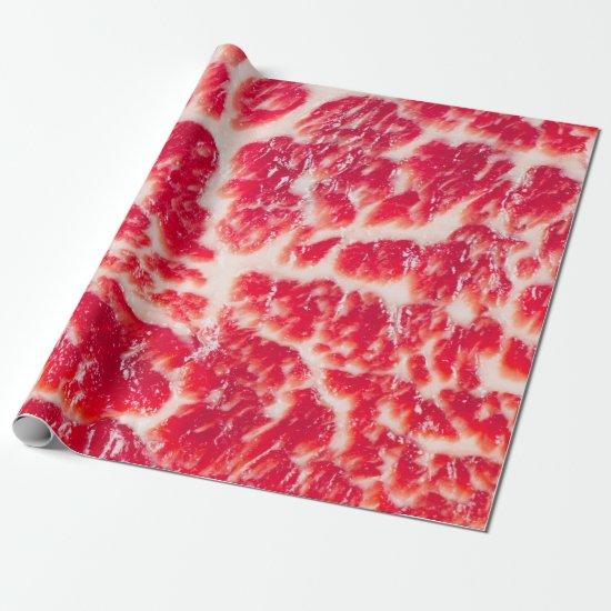 Fresh raw beef steak marbled meat texture close up