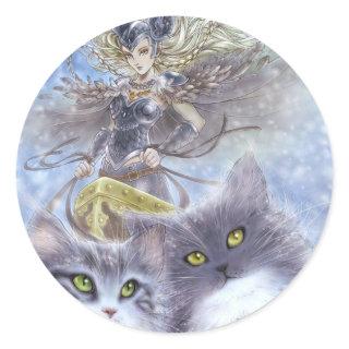 Freyja Round Sticker