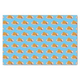 Fried chicken cartoon illustration tissue paper