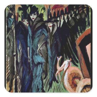 Friedrichstrasse, 1914 square sticker