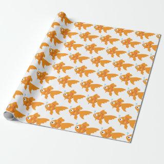 Friendly Gold Fish Illustration