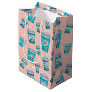 FRIENDS™ | Central Perk Coffee Cup Pattern Medium Gift Bag