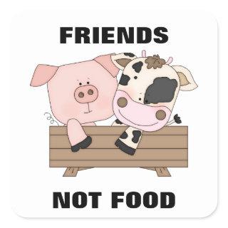 Friends Not Food Stickers