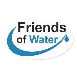 Friends of Water Oval Sticker