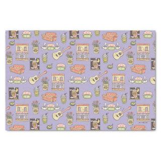 FRIENDS™ | Purple Icon Pattern Tissue Paper
