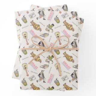 FRIENDS™ Tan Cartoon Pattern  Sheets