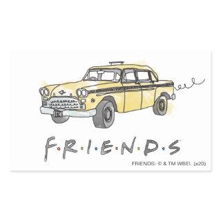 FRIENDS™ | Taxi Cab Rectangular Sticker