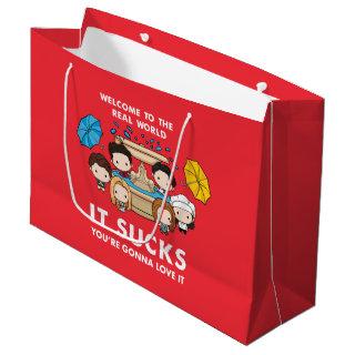 FRIENDS™ | Welcome to the Real World Chibi Large Gift Bag