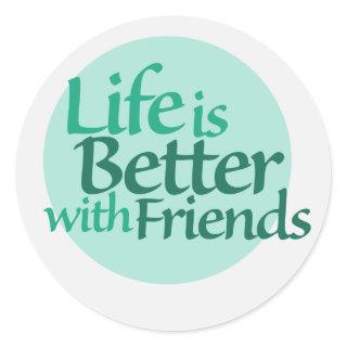Friendship Classic Round Sticker