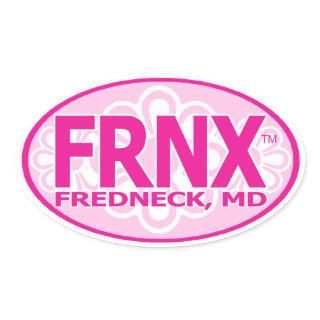 FRNX Girlie Decal Oval Sticker