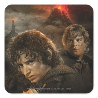 FRODO™ and Samwise Square Sticker