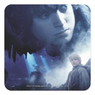 FRODO™, GOLLUM™ and Sam Square Sticker