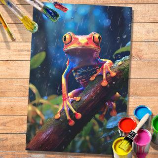 Frog 3 Decoupage Paper