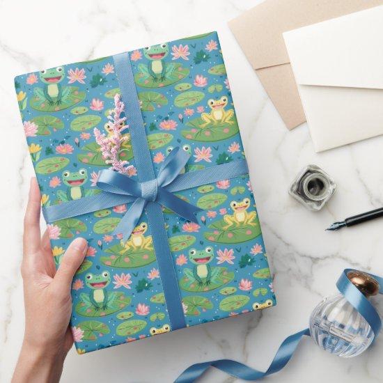 Frog and Lily Pad Pattern