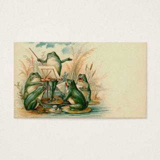 "Frog Chorus" Gift Tag