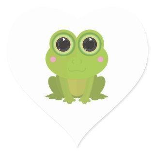 Frog Heart Sticker