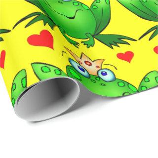 Frog Prince Cute Cartoon Frog Cheerful Yellow