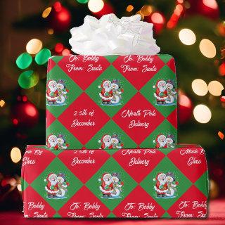 From Santa Claus Christmas Personalize Name