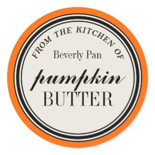 "From the Kitchen of" Circle Label Template