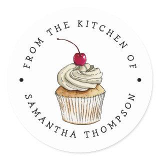 From the Kitchen Of | Cupcake Custom Classic Round Sticker