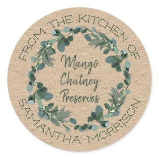 From The Kitchen Of | Eucalyptus Goodies Label