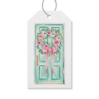 Front Door Gift Tags, New House Wreath Tags, Pink  Gift Tags