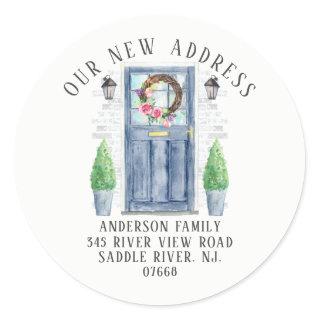 Front Door | New Home Address Label Sticker