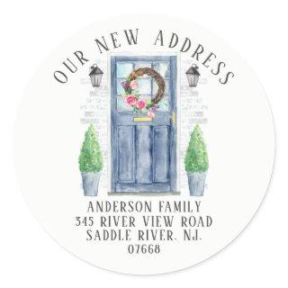 Front Door | New Home Address Label Sticker