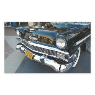 Front of a Classic 1956 Chevy Bel Air Hot Rod Rectangular Sticker