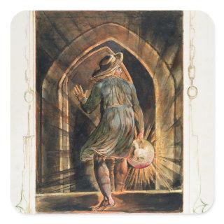Frontispiece to 'Jerusalem' (Bentley Copy E) 1804- Square Sticker