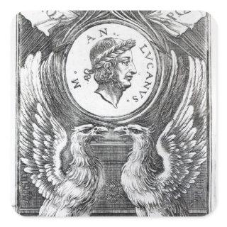 Frontispiece to 'Lucan's Pharsalia' Square Sticker
