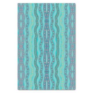 Frosted Dichroic Beach Glass Abstract Pattern Tissue Paper