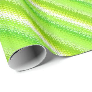 Frosted glass stripes - lime green and white