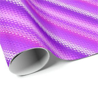 Frosted glass stripes - purple and orchid