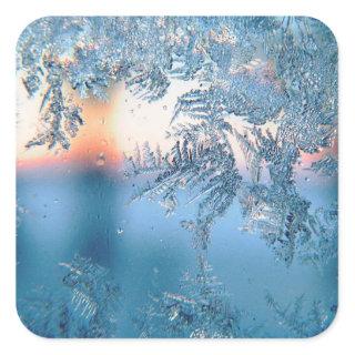Frosted View Square Sticker