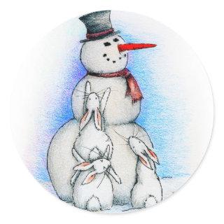 FROSTY CLASSIC ROUND STICKER