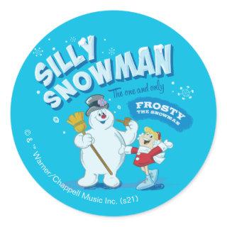Frosty the Snowman™ | "Silly Snowman" Classic Round Sticker