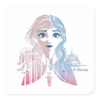 Frozen 2 | Anna - Born this Way Square Sticker