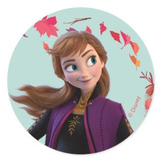 Frozen 2: Anna | Change Is In The Air Classic Round Sticker