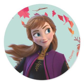 Frozen 2: Anna | Change Is In The Air Classic Round Sticker