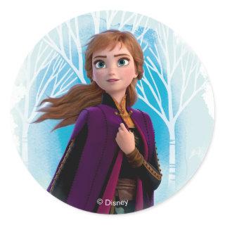 Frozen 2: Anna | Find Your Strength Classic Round Sticker