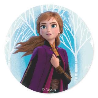 Frozen 2: Anna | Find Your Strength Classic Round Sticker