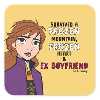 Frozen 2 | Anna "Survived" Square Sticker
